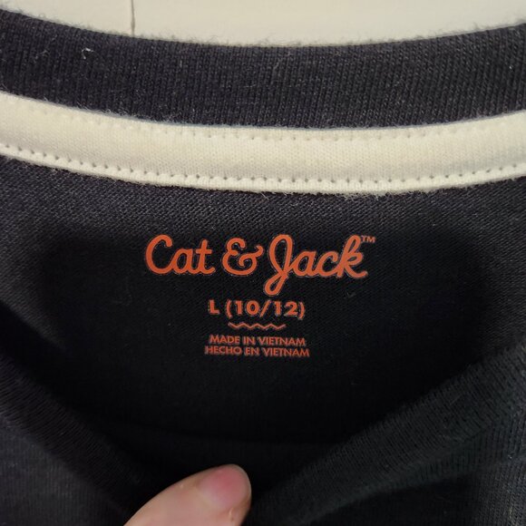 Cat & Jack Halloween Themed Long Sleeve Black Spider Web Dress - Large (10-12) - Picture 2 of 8